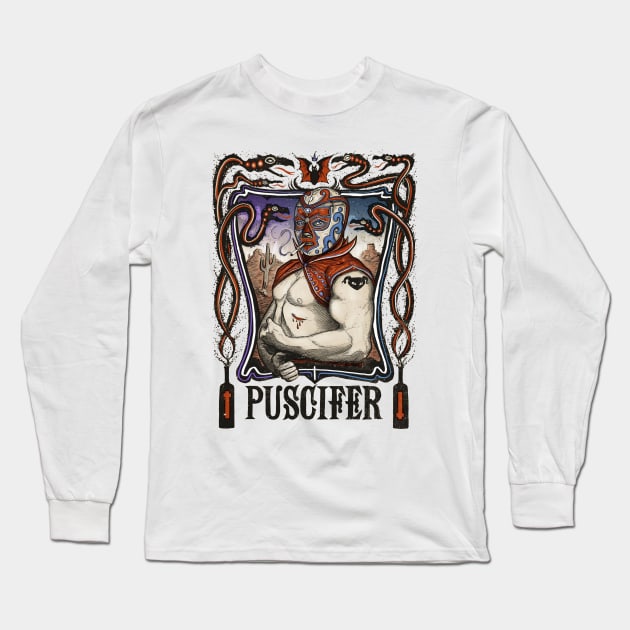 Retro vintage style puscifer Long Sleeve T-Shirt by NeniTompel
